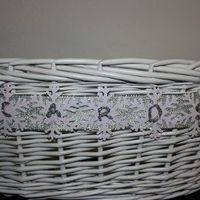 Finished DIY Card Basket and a question for you ladies :)