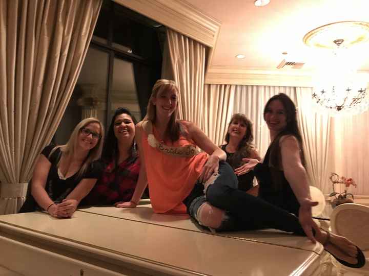 Who had there bachelorette party this past weekend