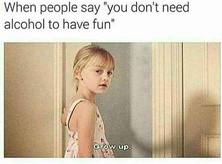 How to say bring alcohol