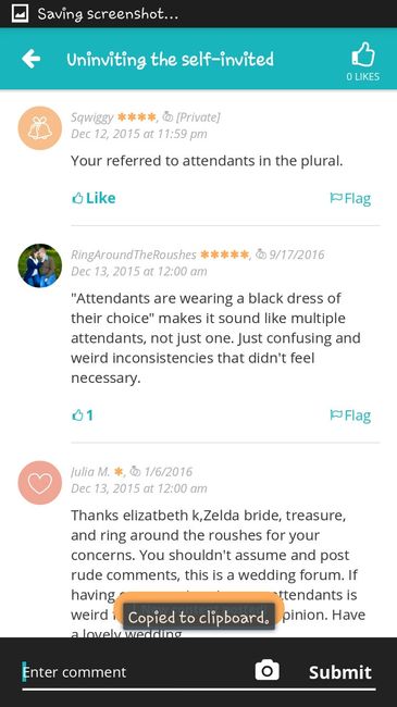 Uninviting the self invited - Take 2; ETA: Added screenshots!