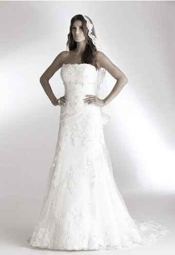 The first wedding dress you ever tried on...