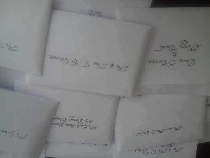 My Calligraphy is Done!  (Pics)