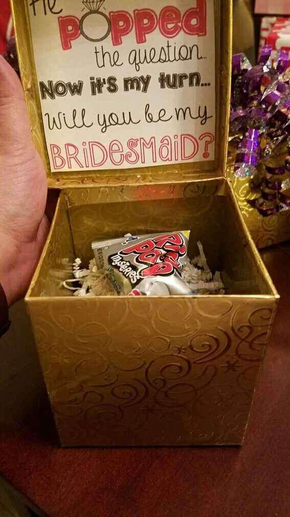 Bridesmaid proposal ideas!