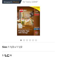 Tags for Wedding Favors - 1