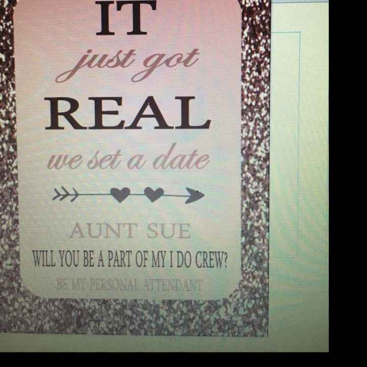 Bridesmaids Asks!! - 2