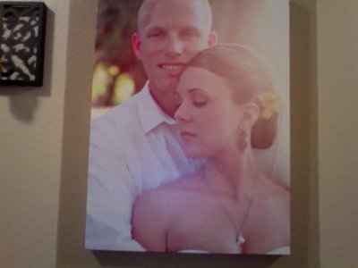 canvas of wedding picture(s)?