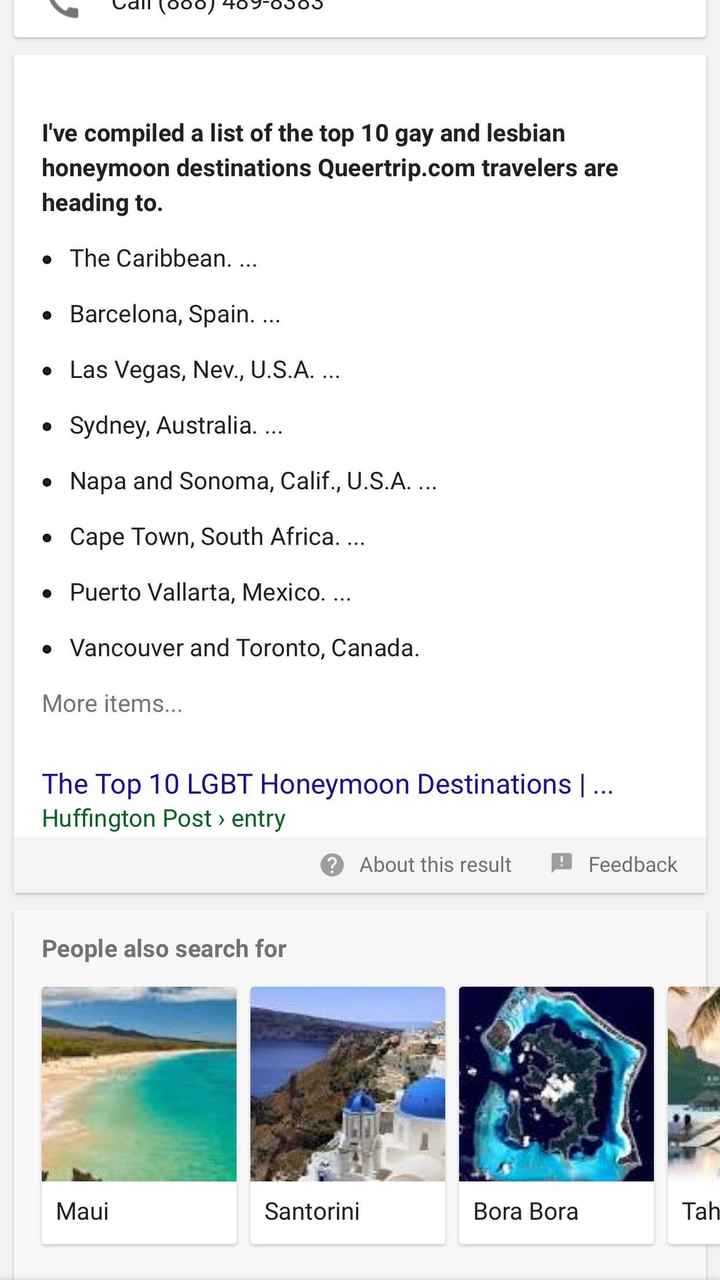 LGBT friendly honeymoon spots