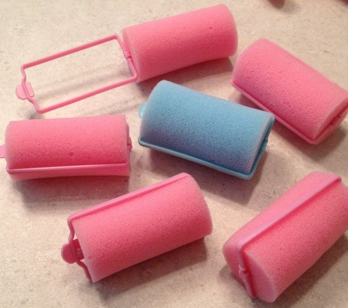 sleep in curlers