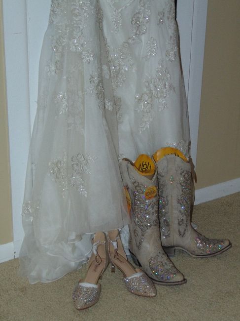 reception boots and ceremony shoes
