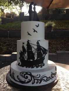 pirate theme cake