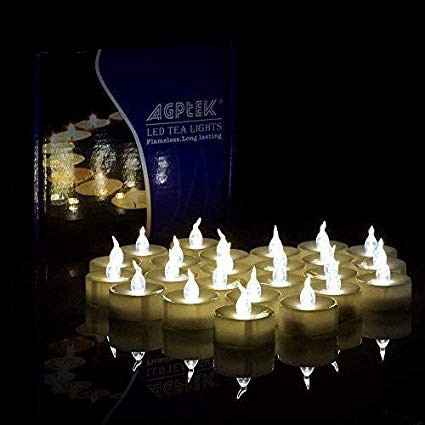 AGPTEK flameless tea lights