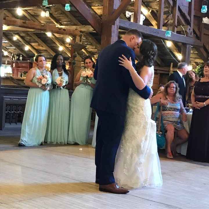 Our first dance.