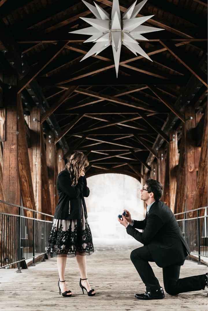 Who was the first person you shared the engagement news with? - 2