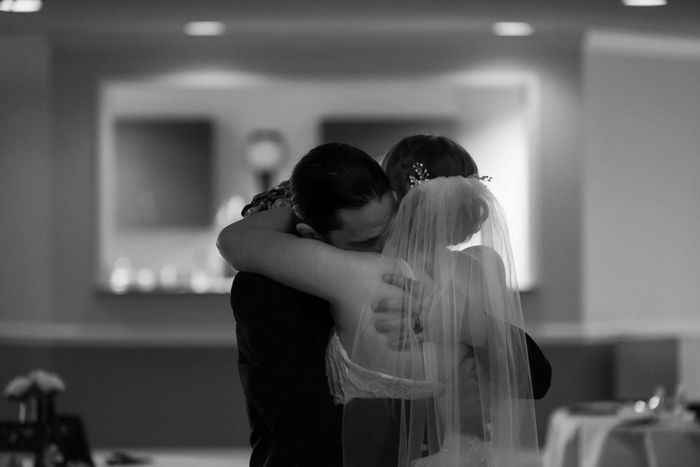 Show me the photo that you just can’t get over from your big day. - 1