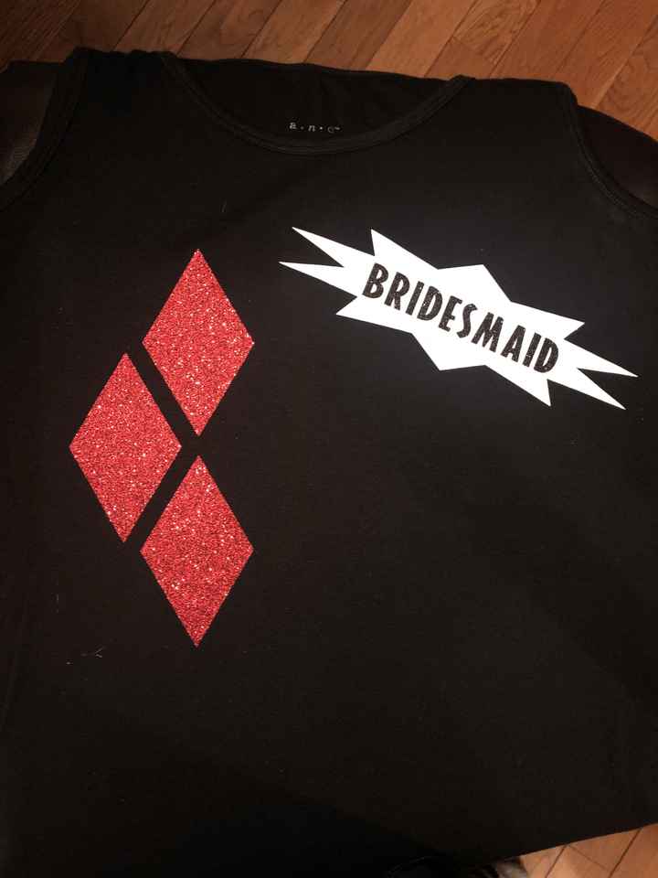 Marvel/dc Bridesmaid Shirts - 3