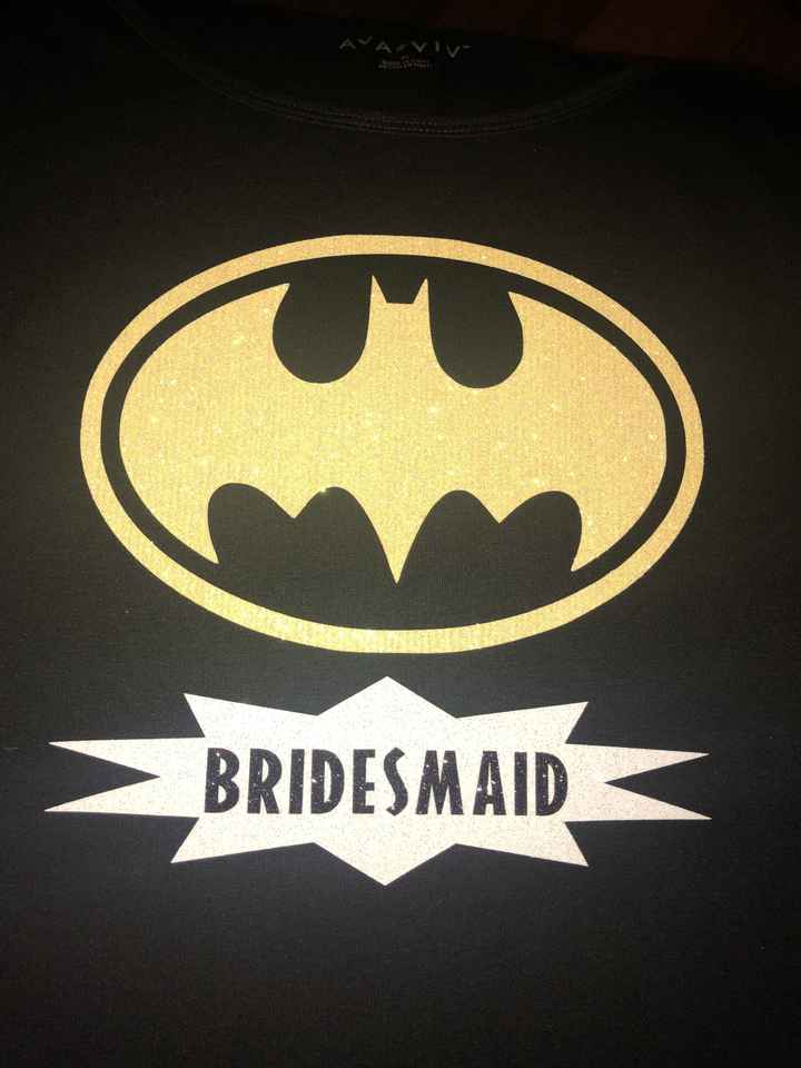 Marvel/dc Bridesmaid Shirts - 6