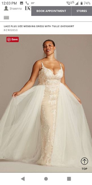 When to start trying on a dress? 2