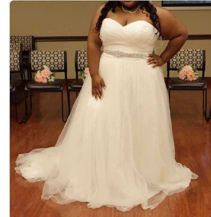 When to start trying on a dress? - 1