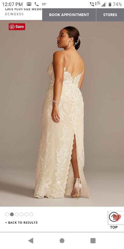 When to start trying on a dress? - 1