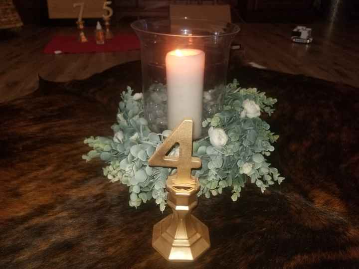 Table number diy - 2