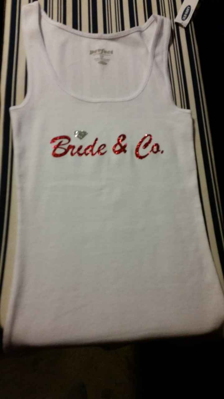 bridal tees