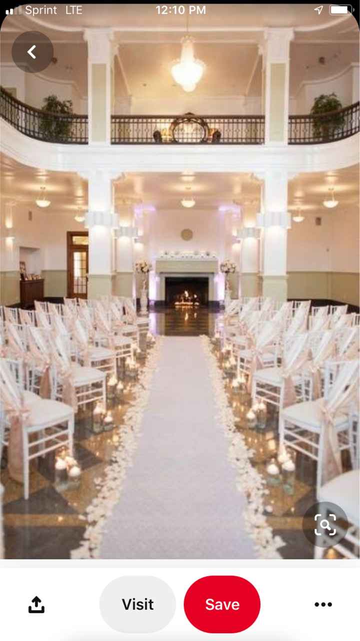 Quantity of rose petals for aisle runner - 1