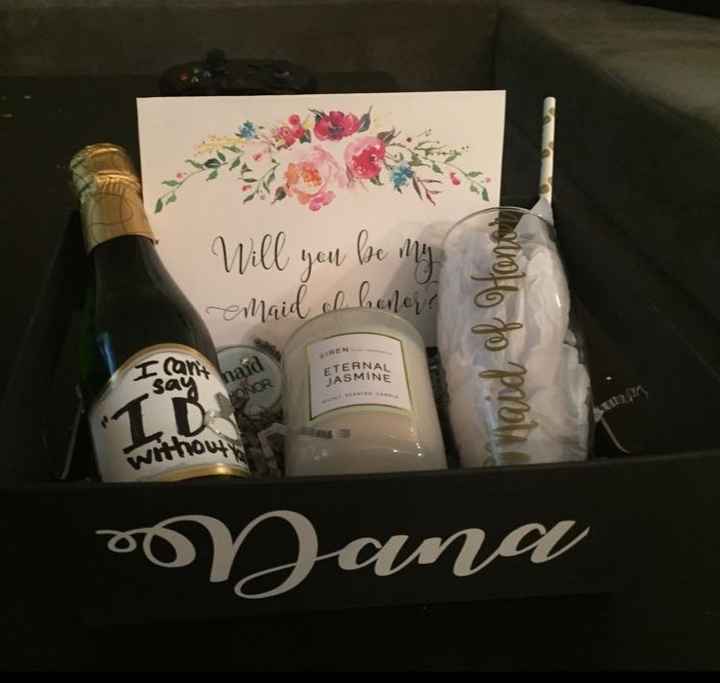 Bridesmaids proposals