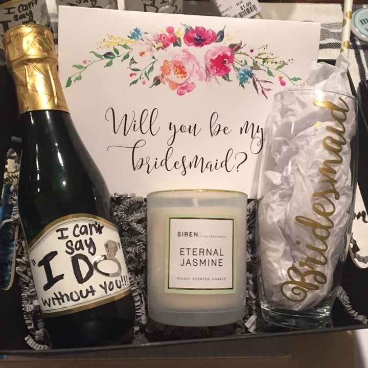 How did you ask your bridesmaids??