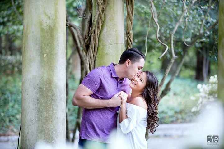 Atlanta Botanical Gardens Engagement Shoot