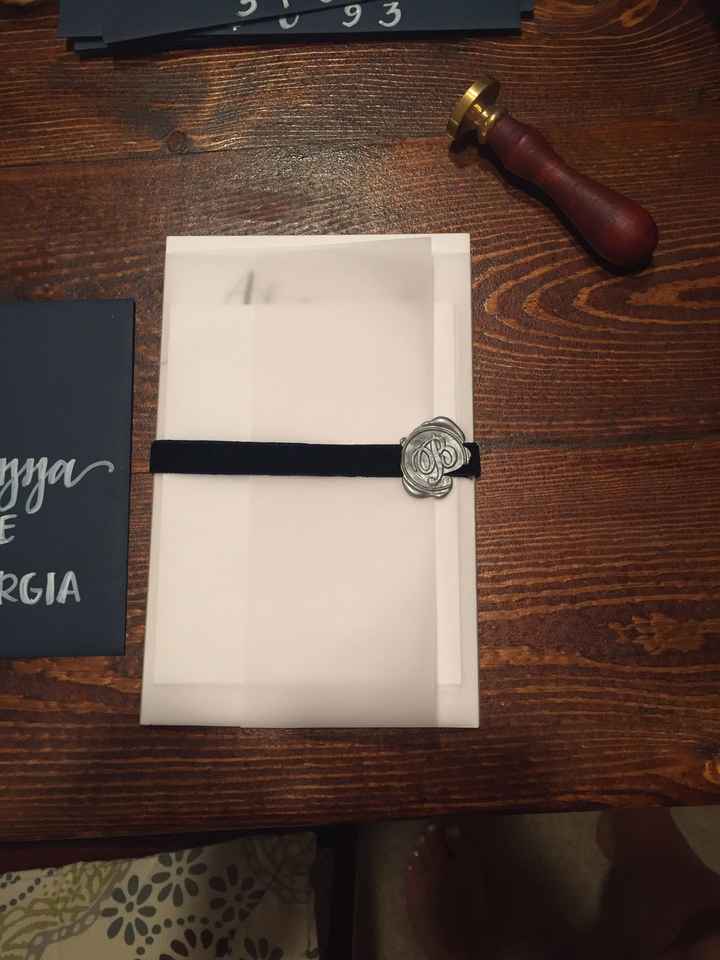 Putting together invites