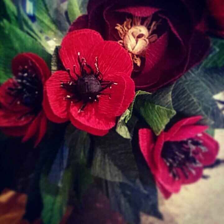 Crepe paper flowers - 1