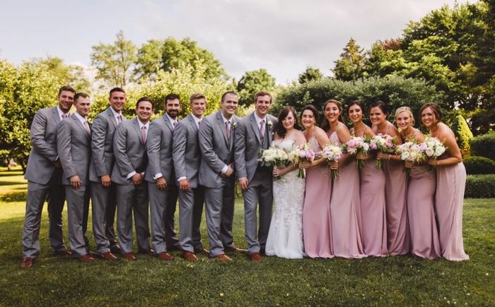 Uneven bridal party - 1