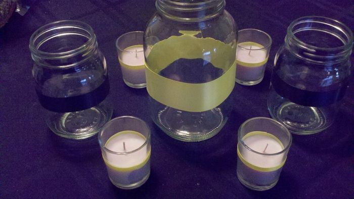 Centerpieces almost done!!!!  DIY Rocks!!!  **pics**