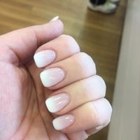 Wedding day nails - 1