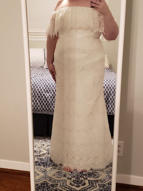 Wedding dress conundrum: tall bride edition 3