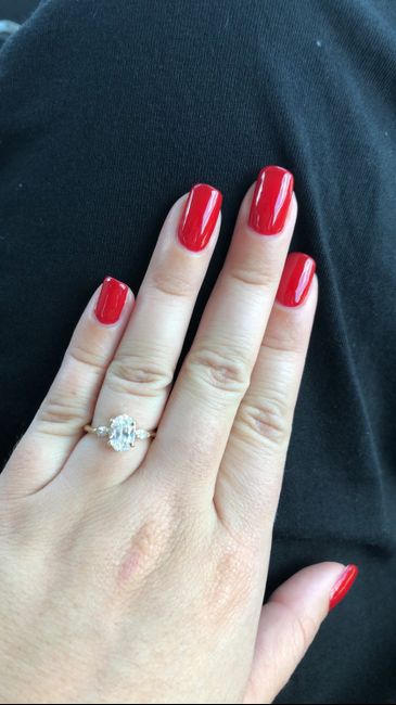 Let’s show off our engagement rings! - 1