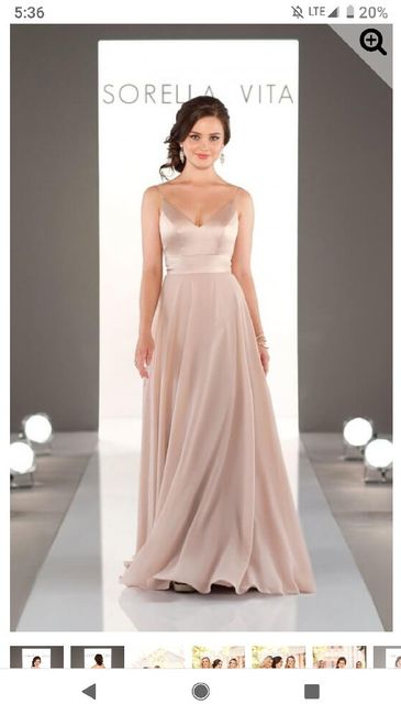 Sorella Vita Bridesmaid Dress Swatches - 1