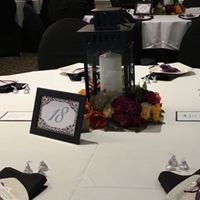 Centerpiece and wedding sign trial run - what do you think?