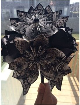 paper bouquets using pages from books - how do they look in pictures, etc?