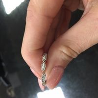 Stuck between two wedding bands!