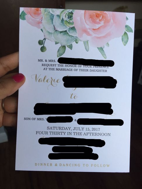 Let's see those Save the Dates and invites!