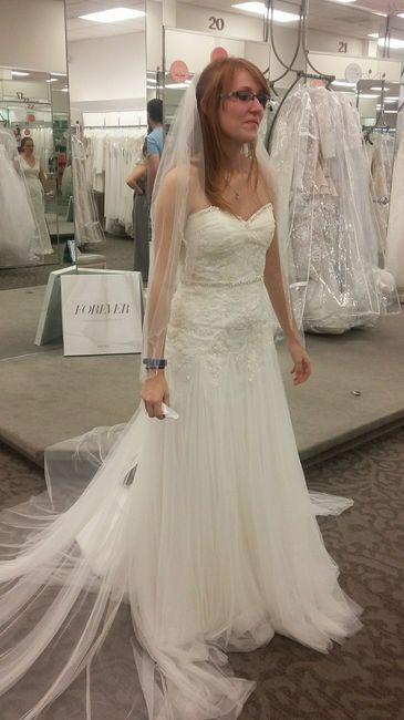 I said YES to the dress!!!  :)