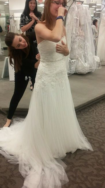 Let's see your wedding dresses.