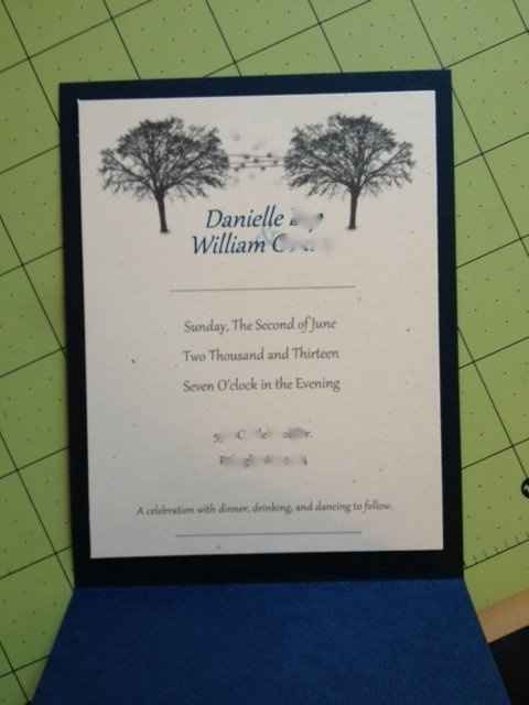 DIY Invites Finished! *pics*