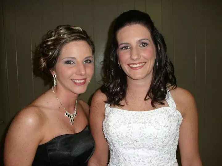 Tell me about/show me pix of when you were a bridesmaid!