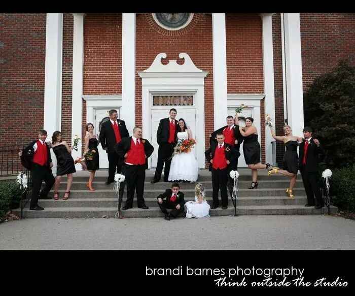 Tell me about/show me pix of when you were a bridesmaid!