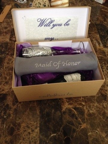 How I popped the question to my MOH & BM's