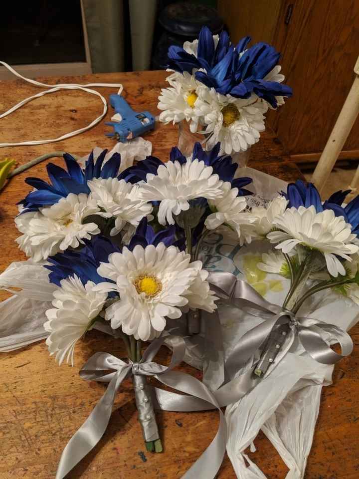 Boutonnieres and Bridal Party Bouquet's Done - 1