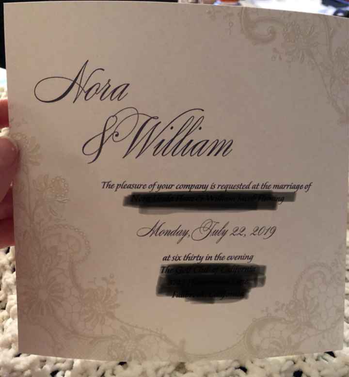 Invites are out! - 2