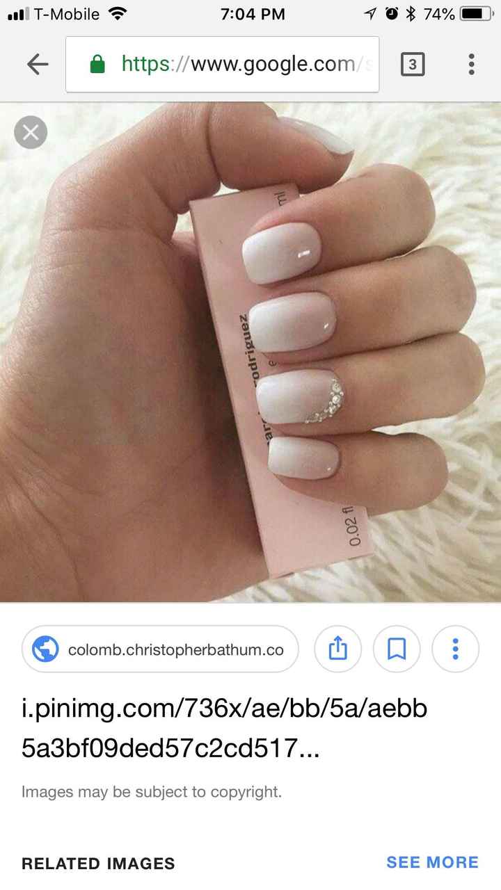Lets see your wedding nails! - 1